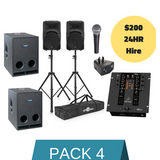 Sound Hire Package 4 - Alpha Sound and Lighting
