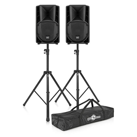 Hire Pair RCF 15inch full range speakers - Alpha Sound and Lighting