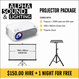 Mini Projector Package Hire