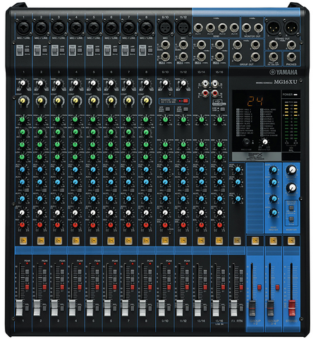 Hire Yamaha MG16XU 16-Channel Mixer - Alpha Sound and Lighting