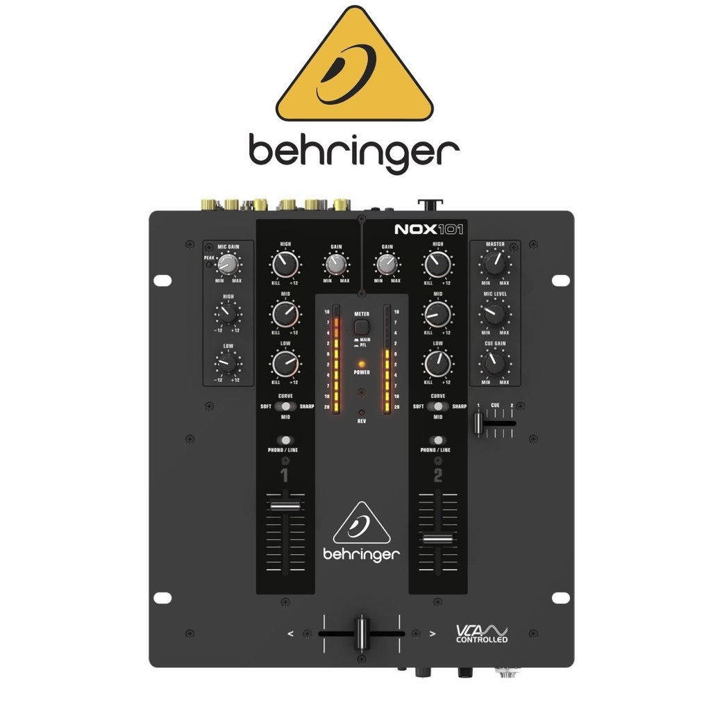 Hire Behringer NOX 101 DJ Mixer - Alpha Sound and Lighting