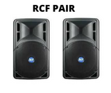 Hire Pair RCF 15inch full range speaker - Alpha Sound and Lighting