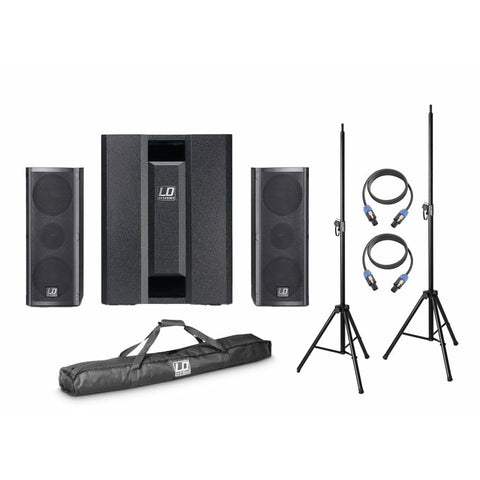 Hire LD Speaker Package With Subwoofer - Alpha Sound and Lighting