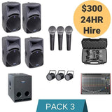 Sound Hire Package 3 - Alpha Sound and Lighting